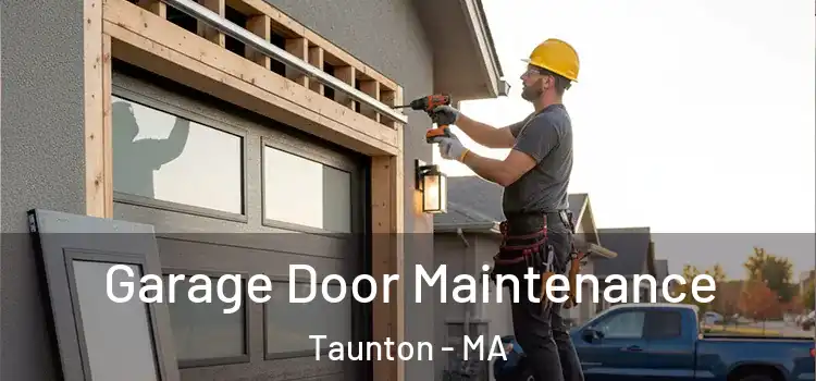  Garage Door Maintenance Taunton - MA